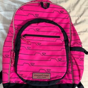 Vineyard Vines Pink Whale Pattern Bag